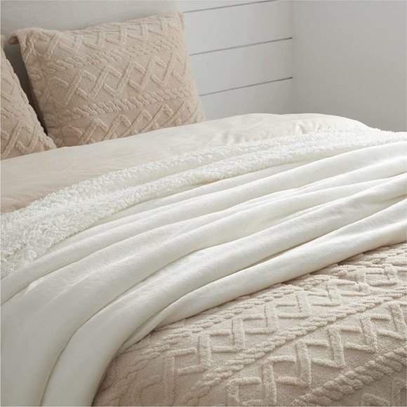 New Sherpa Fleece Throw Blanket for Couch -  Thick Fuzzy Warm Soft Blank… - Picture 6 of 9